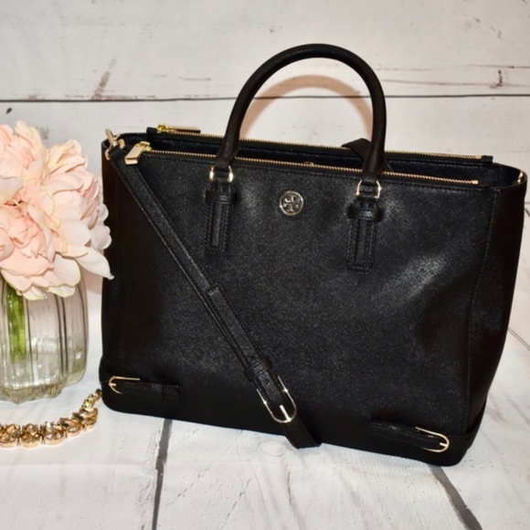 Host Pick💋 Tory Burch Robinson Multi Tote Black - Picture 7 of 8